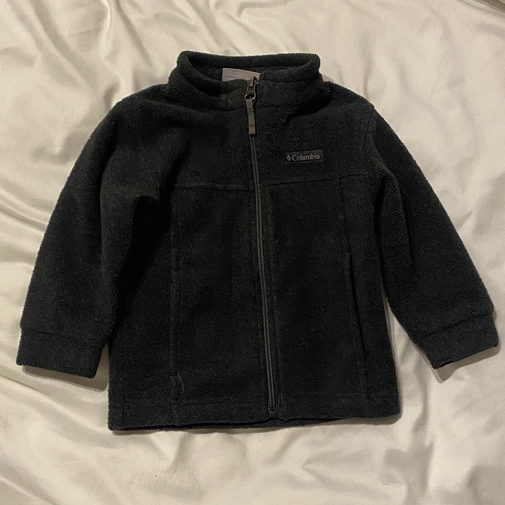 Columbia Charcoal Fleece Jacket - 12-18m